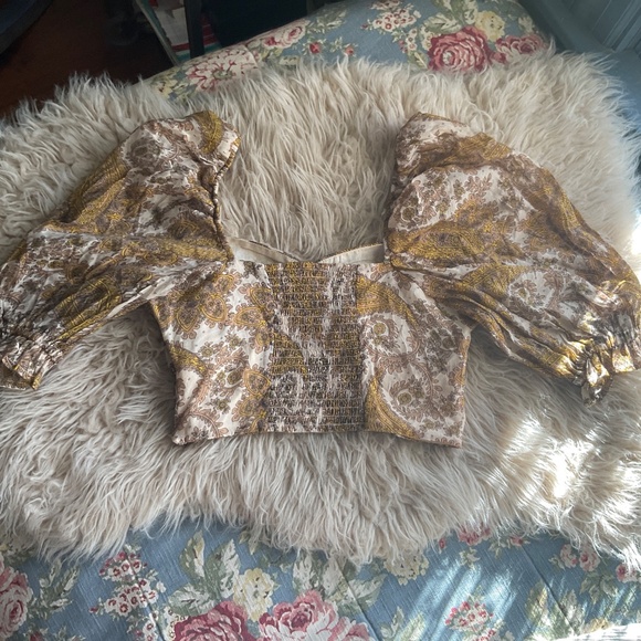 Revolve MINKPINK Boho Crop Top SM - Picture 5 of 12